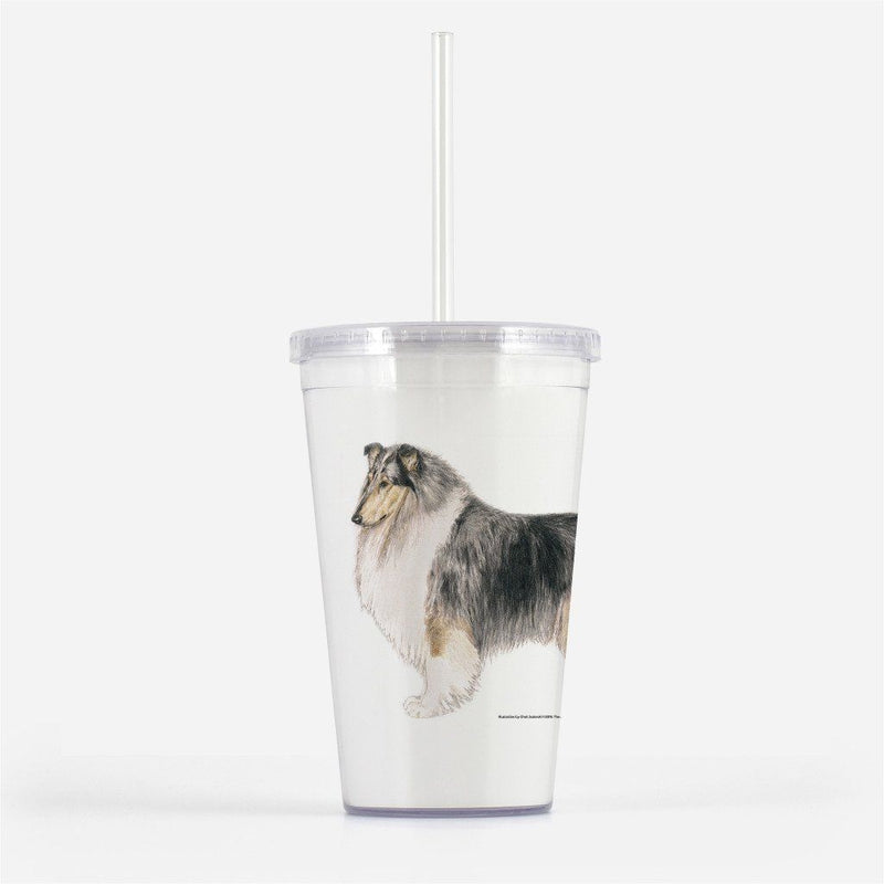 Rough Collie Beverage Tumbler