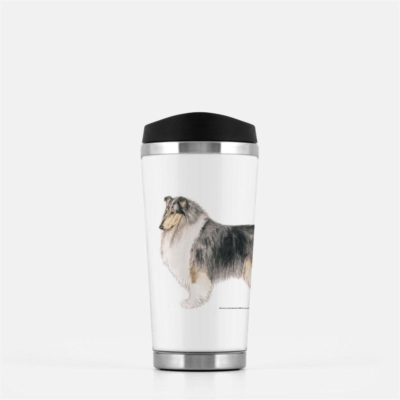 Rough Collie Travel Mug