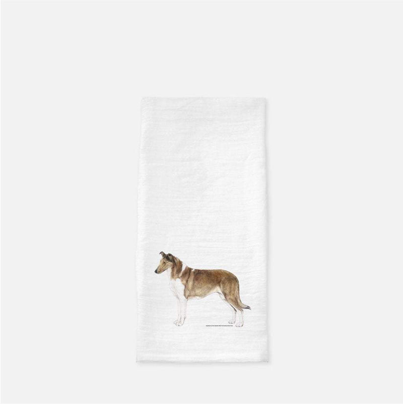 Smooth Collie Tea Towel