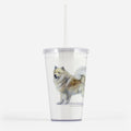 Icelandic Sheepdog Beverage Tumbler