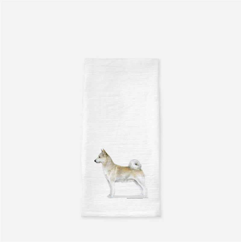 Norwegian Buhund Tea Towel