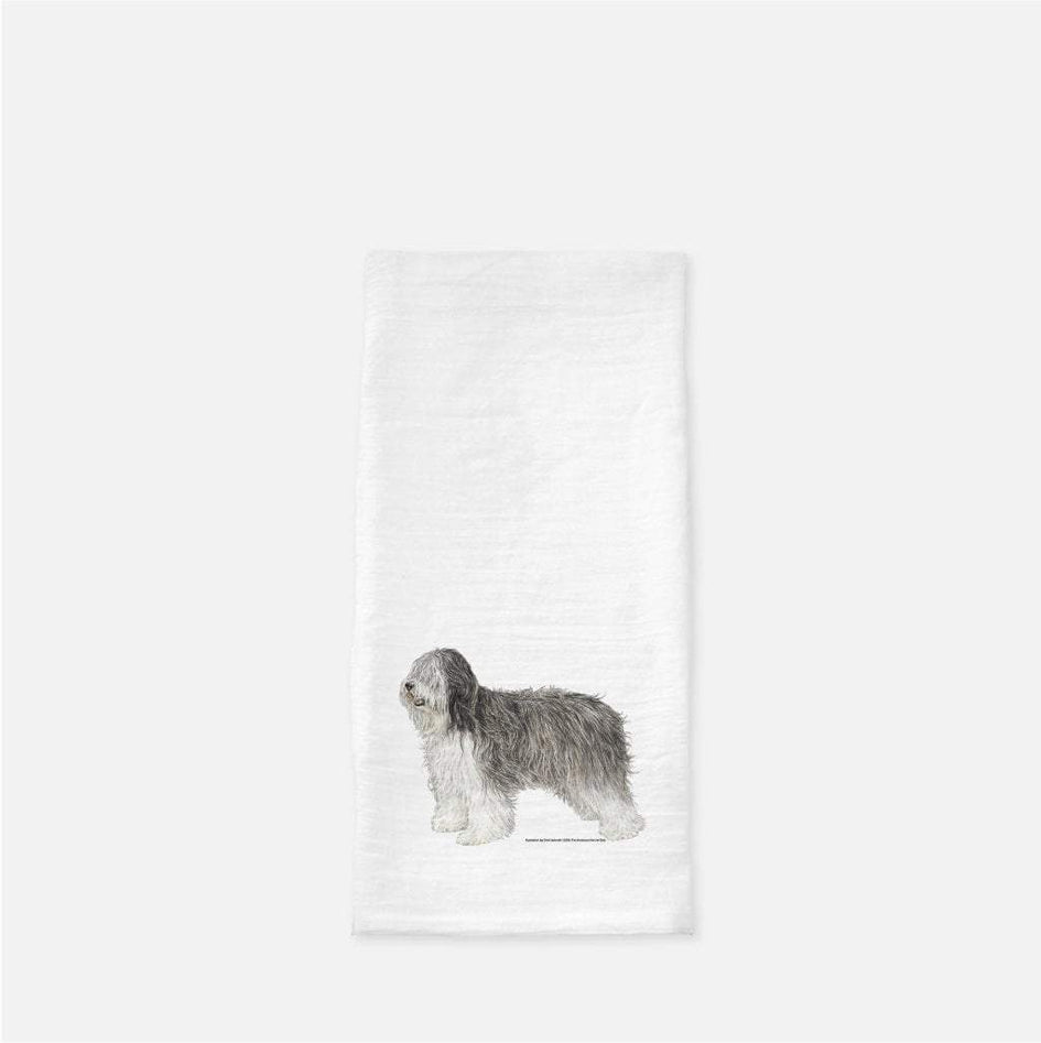 Polish Lowland Sheepdog Tea Towel