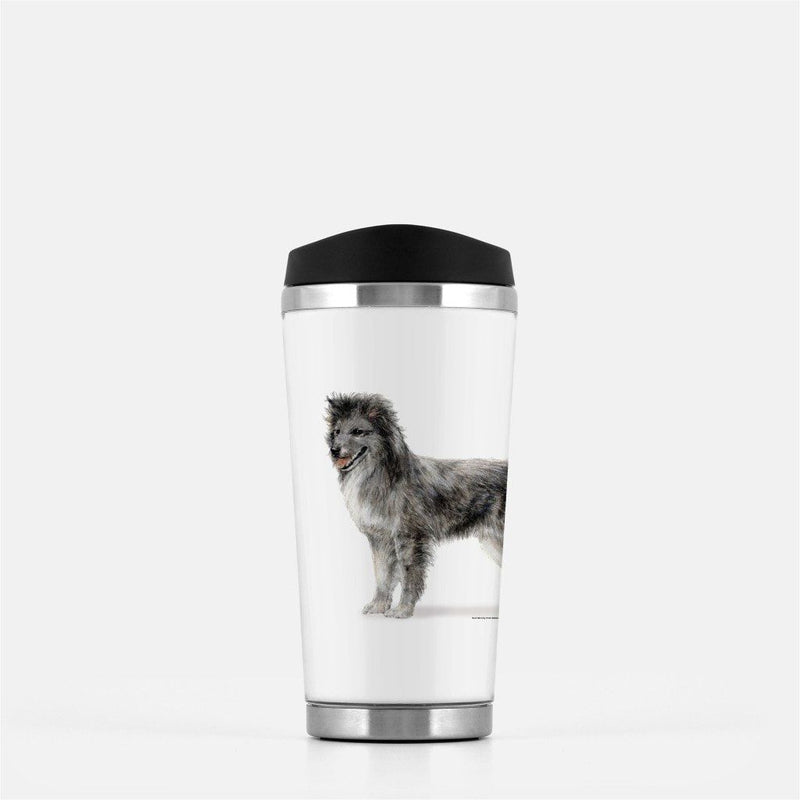 Smooth Face Pyrenean Shepherd Travel Mug