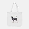 Black and Tan Coonhound Tote Bag