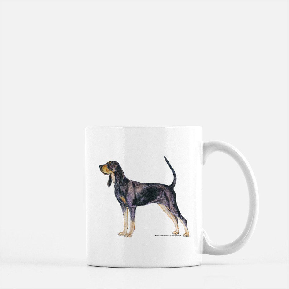 Black and Tan Coonhound Coffee Mug