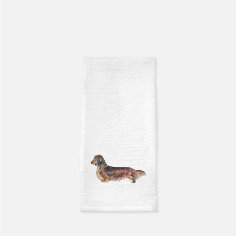 Dachshund Tea Towel