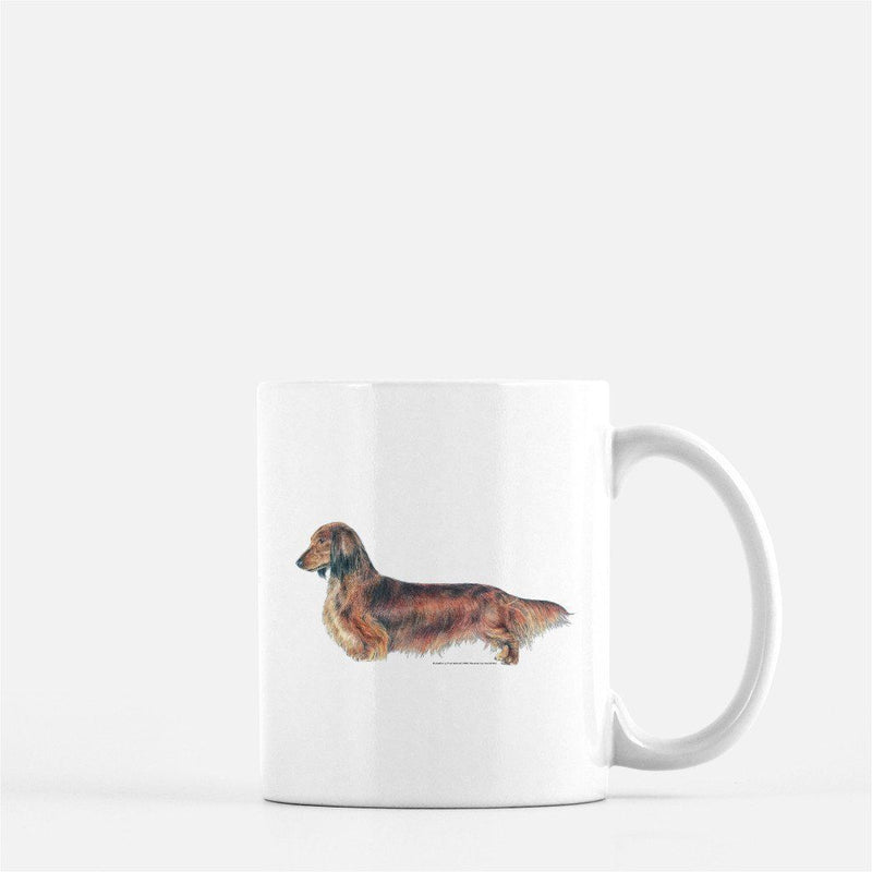 Longhaired Dachshund Coffee Mug