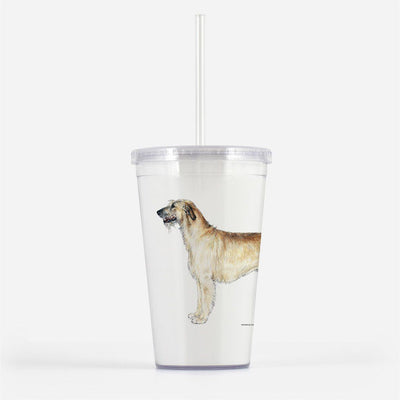 Irish Wolfhound Beverage Tumbler