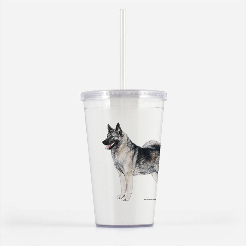 Norwegian Elkhound Beverage Tumbler