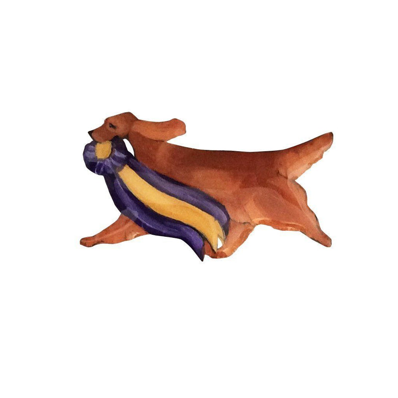 Hand-Painted Irish Setter Pin