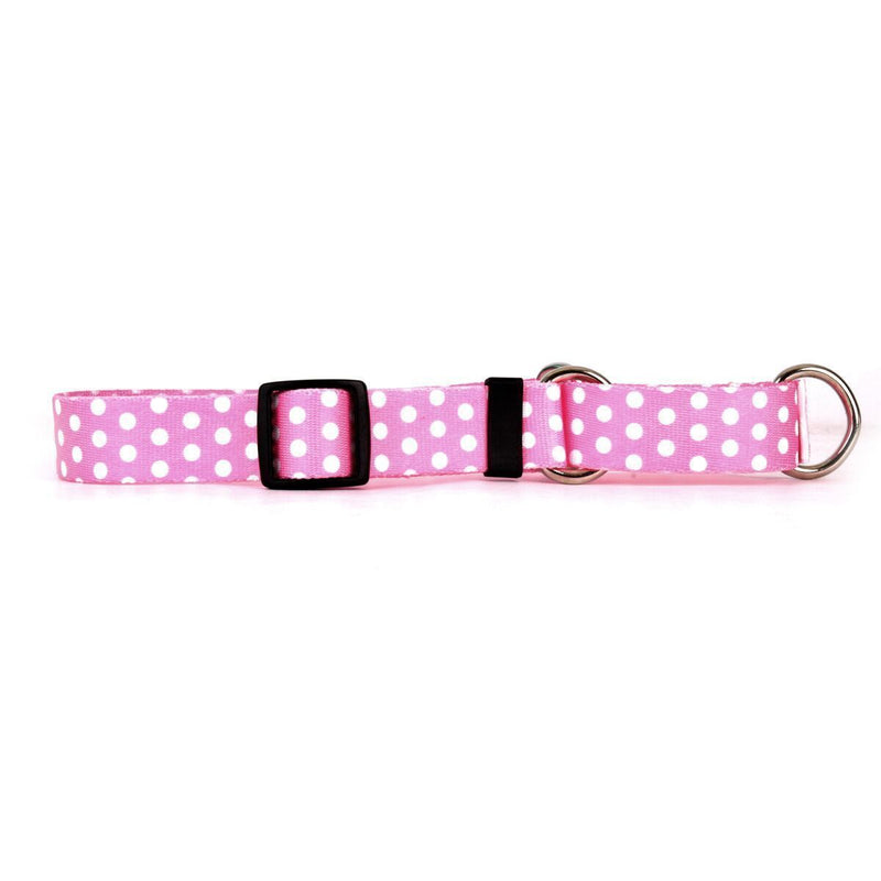 Pink Polka Dot Martingale Collar