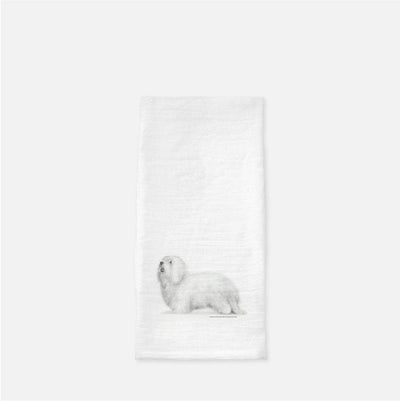 Coton de Tulear Tea Towel