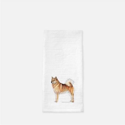 Finnish Spitz Tea Towel