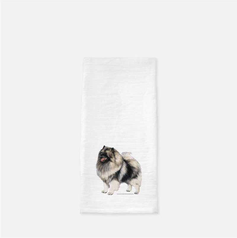 Keeshond Tea Towel