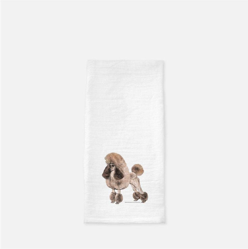 Poodle Tea Towel