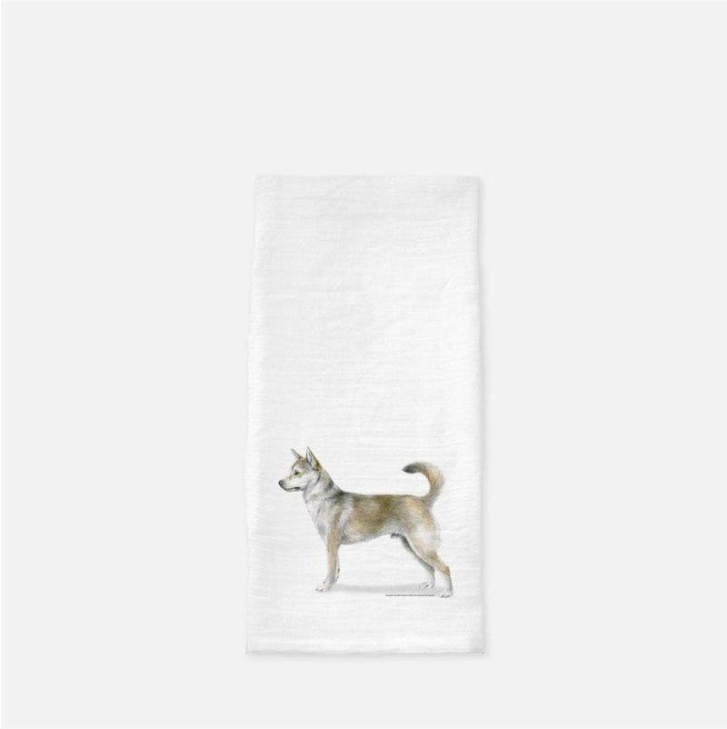 Norwegian Lundehund Tea Towel