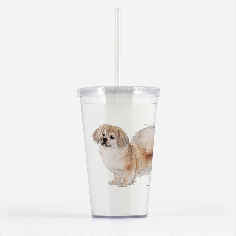 Tibetan Spaniel Beverage Tumbler
