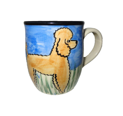 Poodle Hand-Painted Ceramic Mug