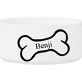 Personalized Dog Bowl - Dog Bone