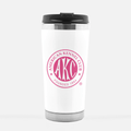 AKC Breast Cancer Awareness Logo Travel Mug