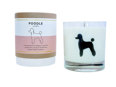 Poodle Candle