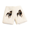 Embroidered Rottweiler Hand Towel