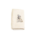 Embroidered Bulldog Hand Towel