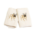 Embroidered French Bulldog Hand Towel