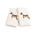Embroidered Boxer Hand Towel