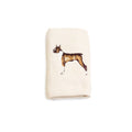 Embroidered Boxer Hand Towel