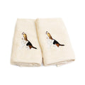 Embroidered Beagle Hand Towel