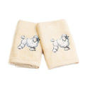 Embroidered Poodle Hand Towel