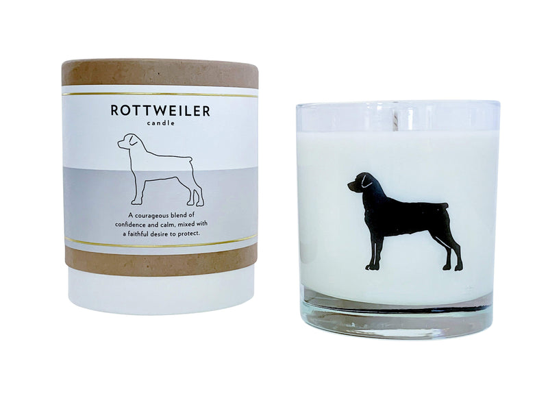 Rottweiler Candle