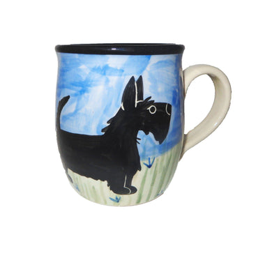 Scottish Terrier Hand-Painted Ceramic Mug