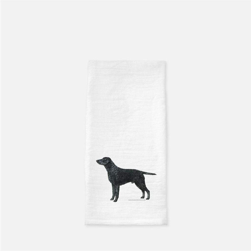Curly Coated Retriever Tea Towel
