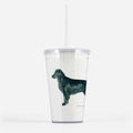 Flat-Coated Retriever Beverage Tumbler