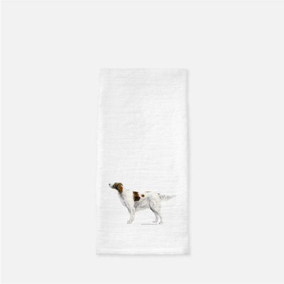Irish Red and White Setter Tea Towel