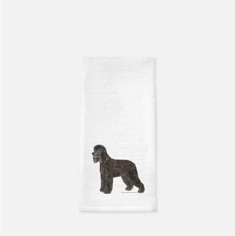 Irish Water Spaniel Tea Towel