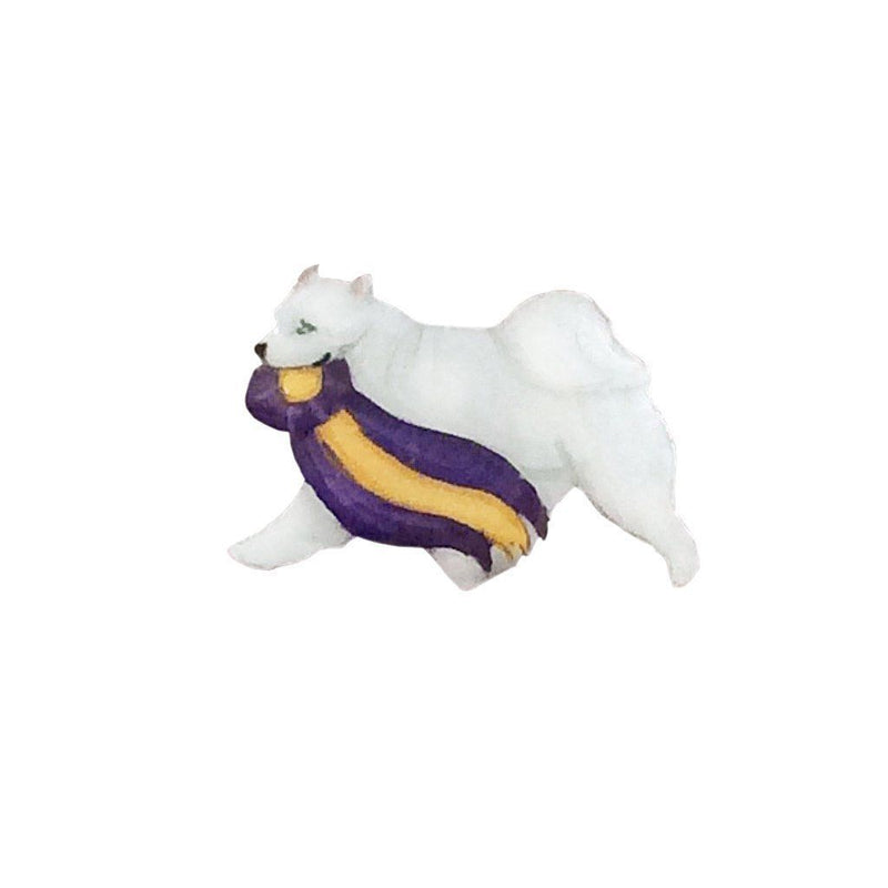 Hand-Painted Samoyed Pin