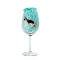 Hand-Painted Dog Breed Wine Glass - Sporting Group