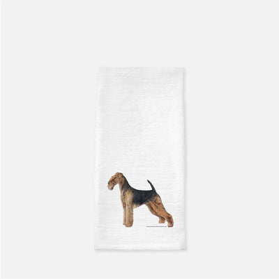 Airedale Terrier Tea Towel