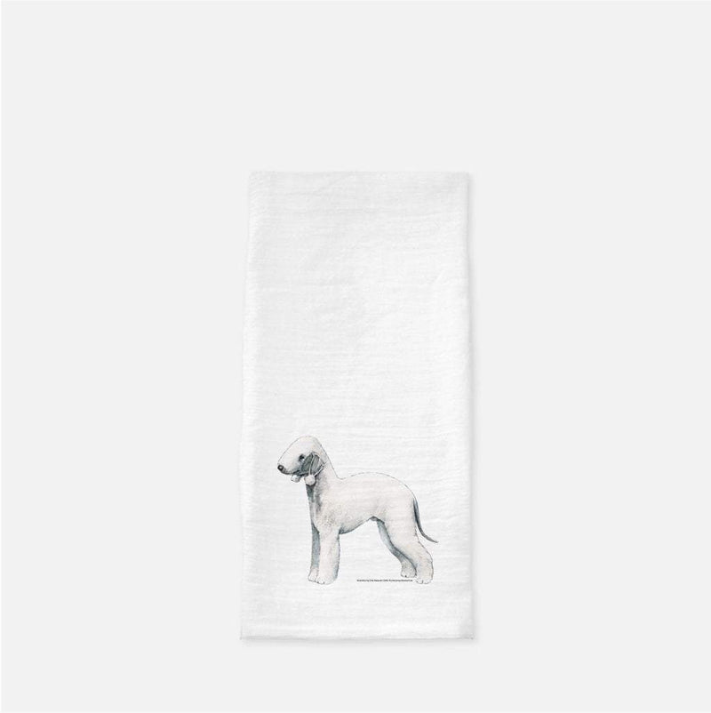 Bedlington Terrier Tea Towel