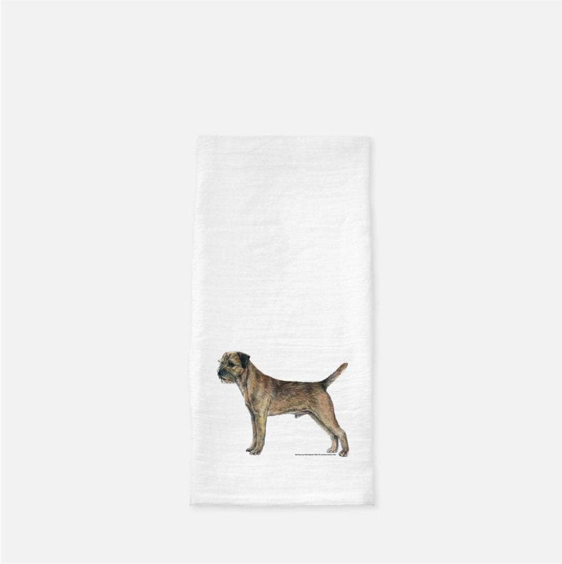 Border Terrier Tea Towel