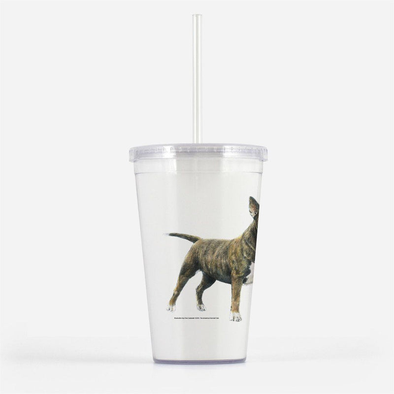 Miniature Bull Terrier Beverage Tumbler