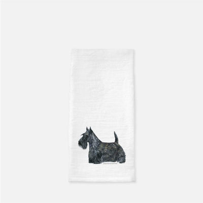 Scottish Terrier Tea Towel