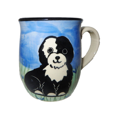 Tibetan Terrier Hand-Painted Ceramic Mug