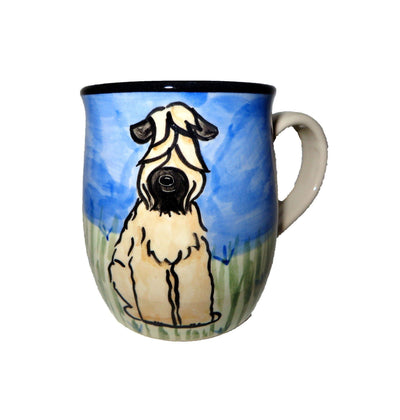Wheaten Terrier Hand-Painted Ceramic Mug