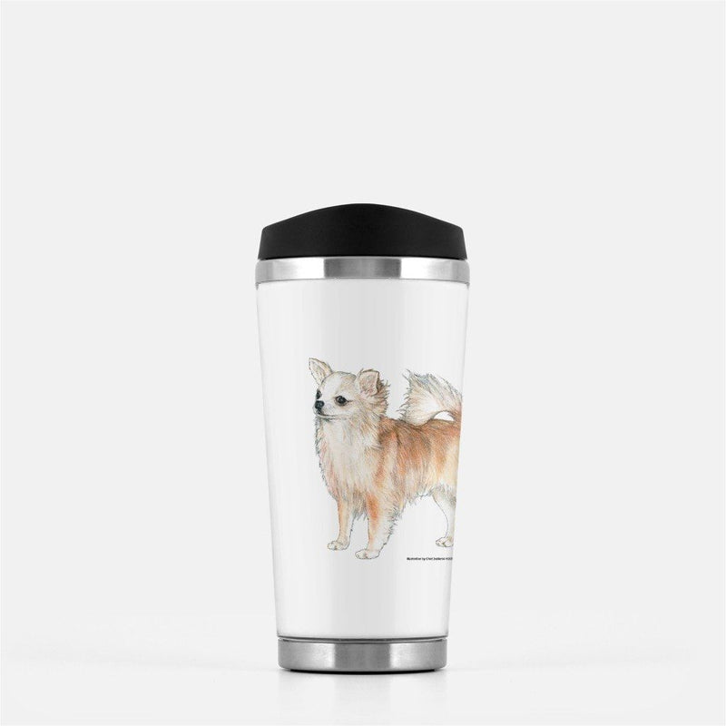 Chihuahua, Long-Haired Travel Mug