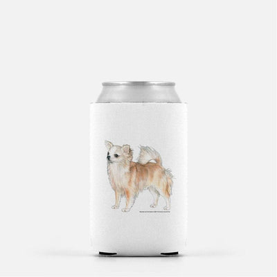 Chihuahua, Long Coated Koozie