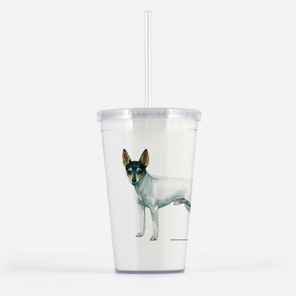 Toy Fox Terrier Beverage Tumbler